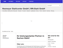 Tablet Screenshot of heemeyer-stahl.de